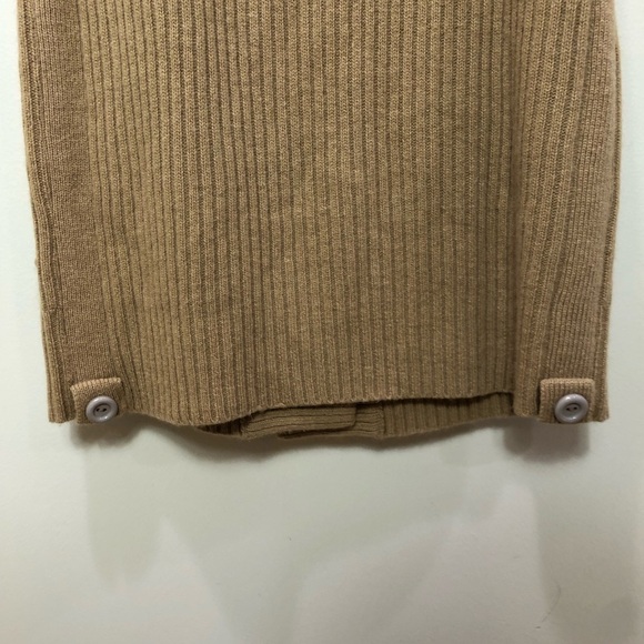 Ann Taylor Loft lambswool long cable knit Duster Vest Medium Cottagecore - Picture 7 of 7